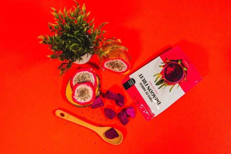 all natural freeze dried dragon fruit by frostbites