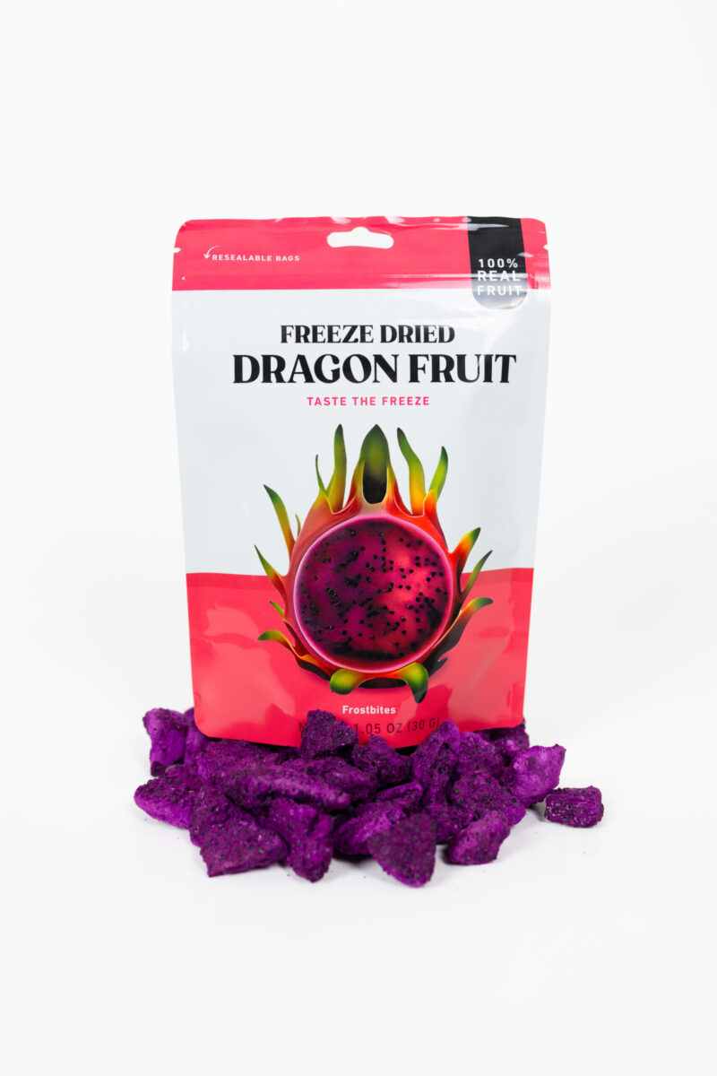 all natural freeze dried dragon fruit by frostbites