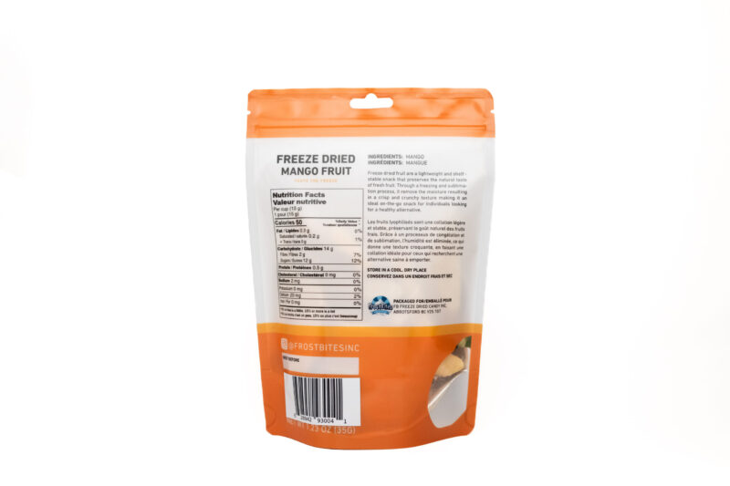 all natural freeze dried mango by frostbites