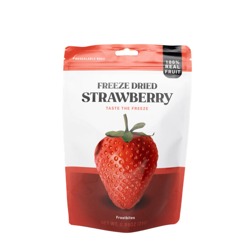 all natural freeze dried strawberries by frostbites