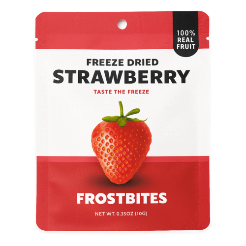 all natural freeze dried strawberry – mini bag (10g) by frostbites
